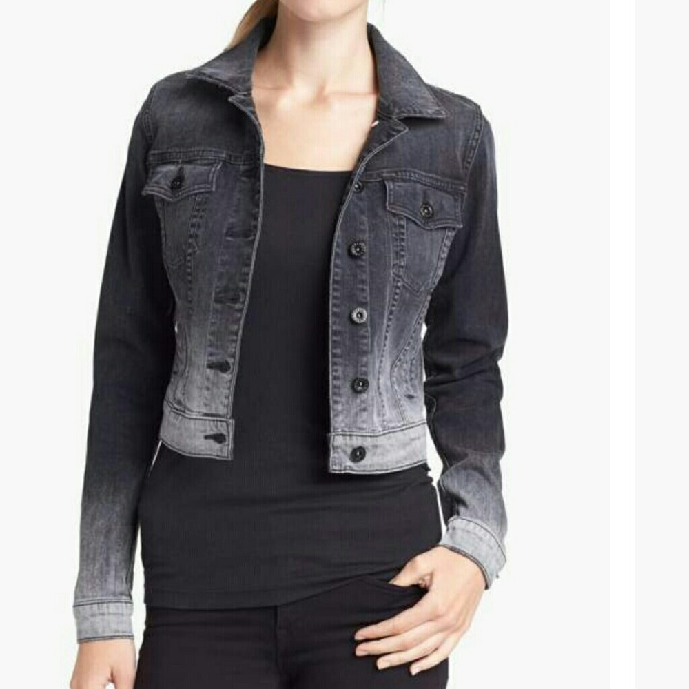 Vince Crop Denim Jacket